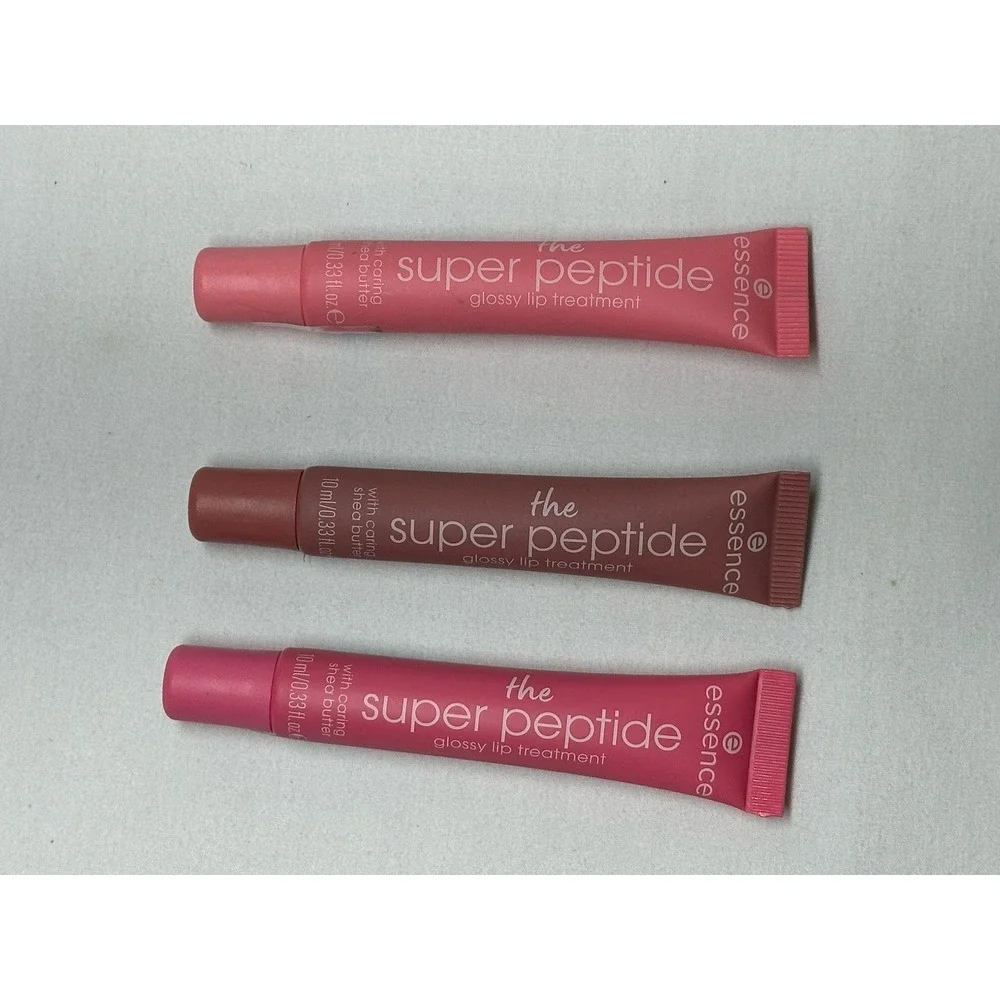 Lot 3 Essence The Super Peptide Glossy Lip Treatment Hydrating Nourishing New‎